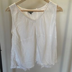 Flowy open-back top